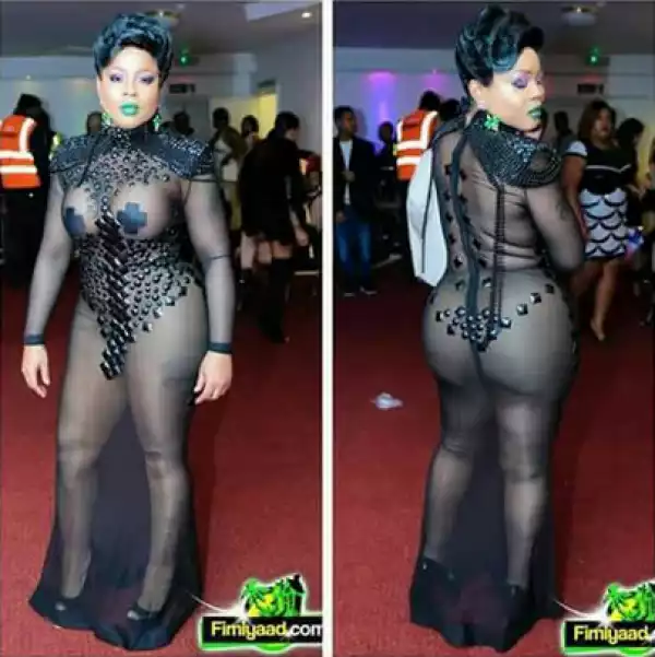 Dear waploadites, Is This Fashion Of Madness? See What This Lady Wore To An Event!